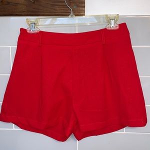 SHEIN SXY Red Shorts